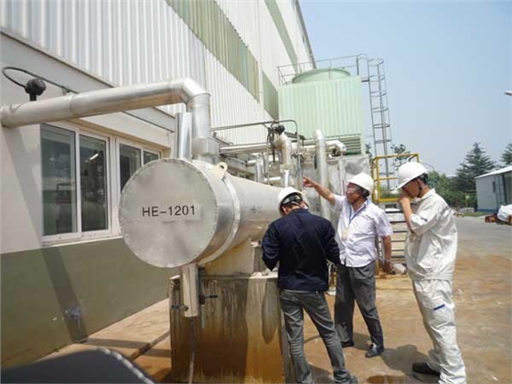 荷蘭安邁鋁業(yè)（青島）回轉(zhuǎn)窯爐清洗