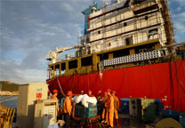 韓國現代船廠綜合管網清洗